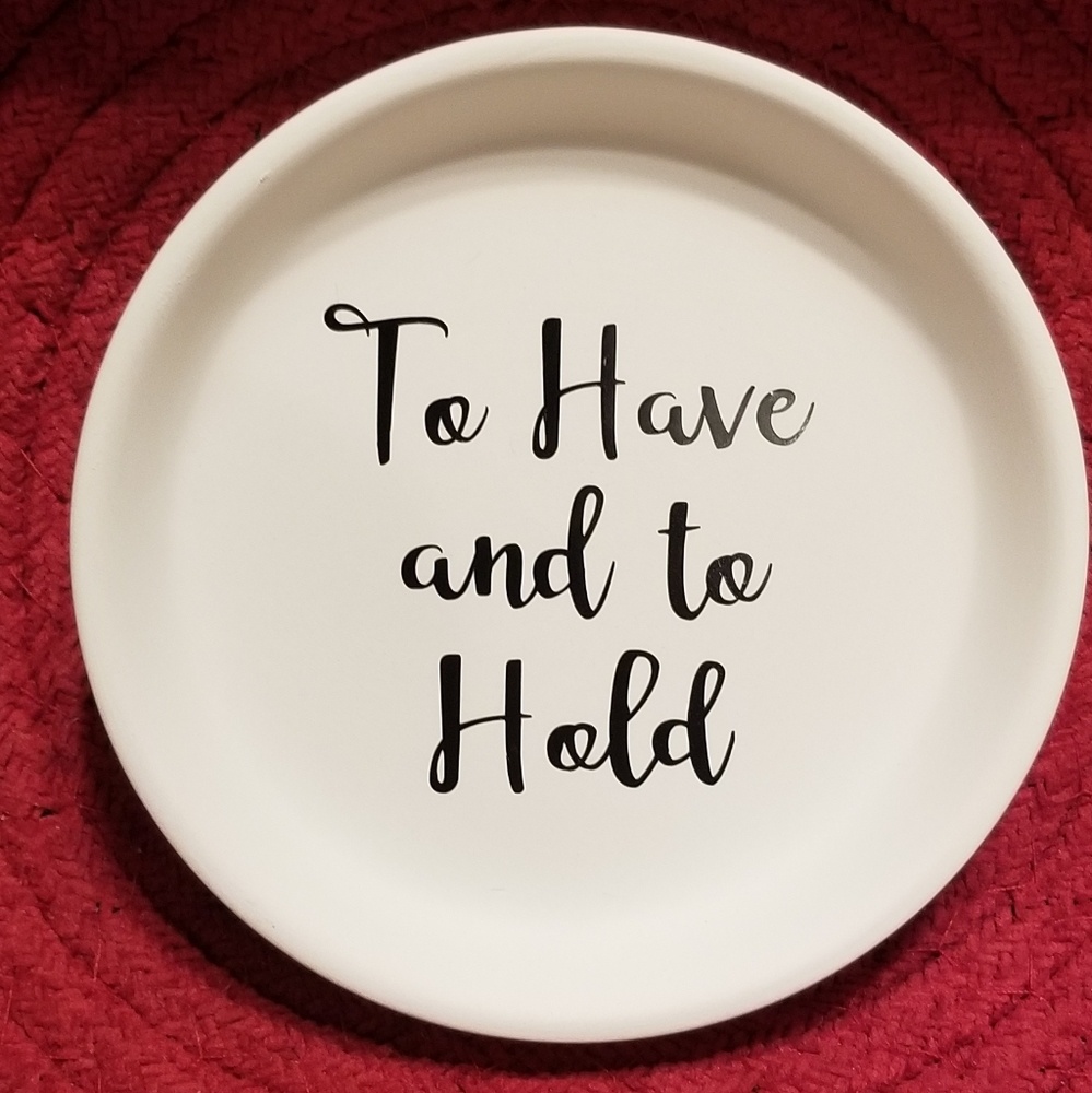 Wedding Ring dish *$4.99 Ship*